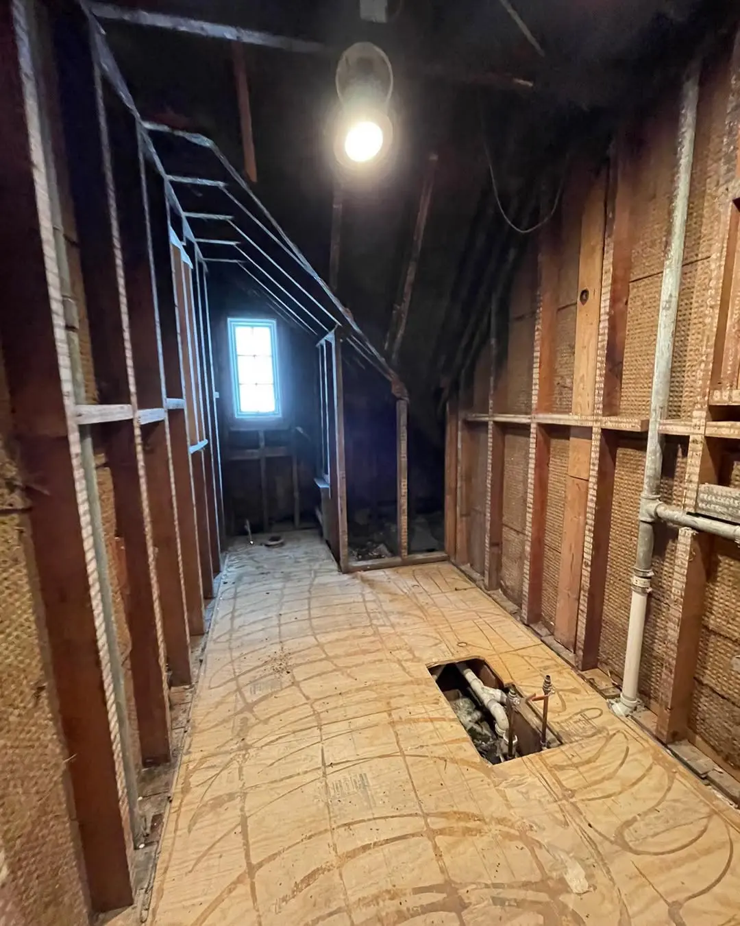 A house undergoing a home renovation in Somerset, NJ.